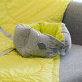 Load image into Gallery viewer, 2-in-1 travel blanket & inflatable neck pillow combo