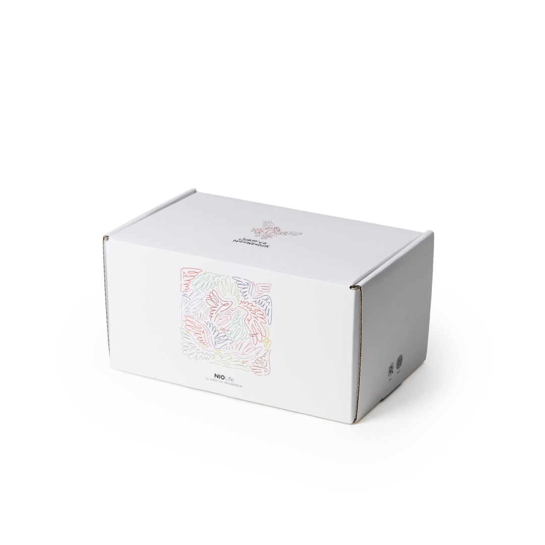 hand-painted glass cup set (2-piece) - NIO Life by Jordy