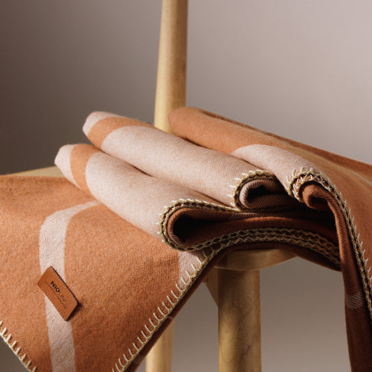 multi-use wool throw blanket - NIO Life by Matteo