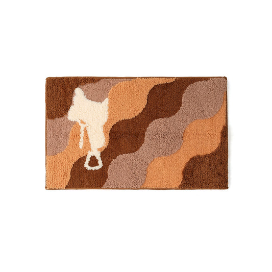 wave pattern bathroom mat - NIO Life by Matteo