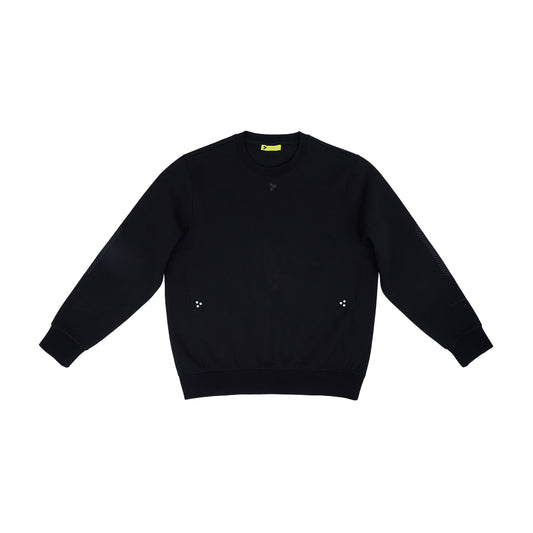 graphic print crewneck sweatshirt