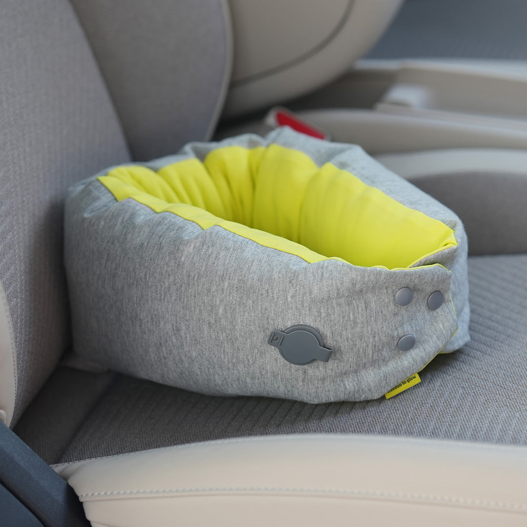 2-in-1 travel blanket & inflatable neck pillow combo