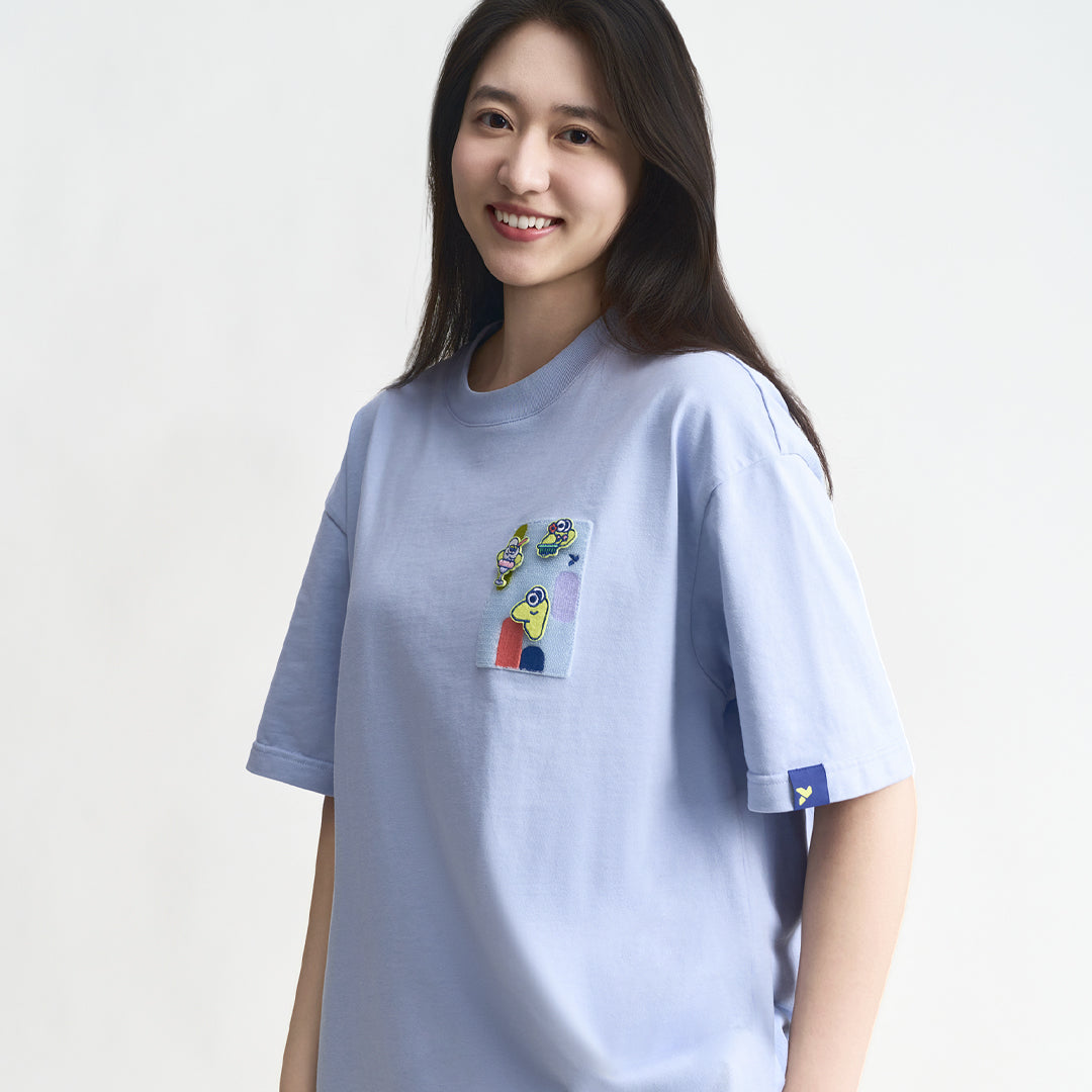 shanzai velcro patch graphic t-shirt