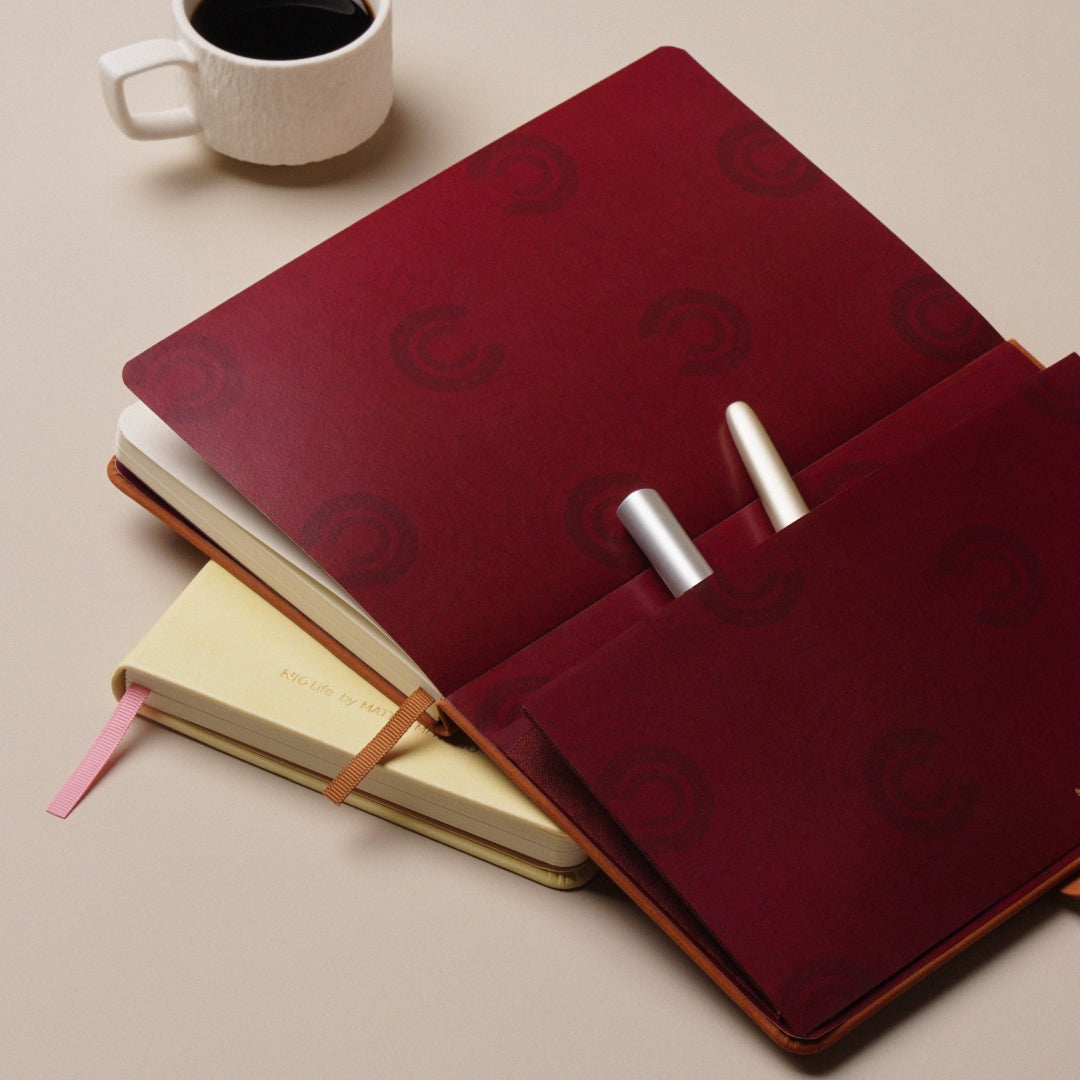fsc-certified notebook with storage pocket - NIO Life by Matteo