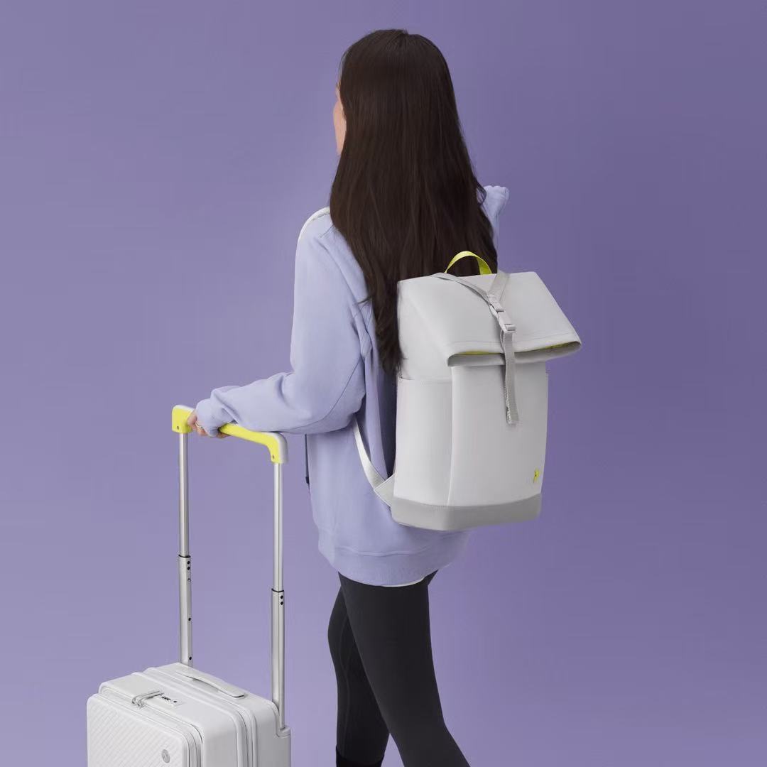 roll-top expandable backpack