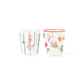 Load image into Gallery viewer, hand-painted glass cup set (2-piece) - NIO Life by Jordy
