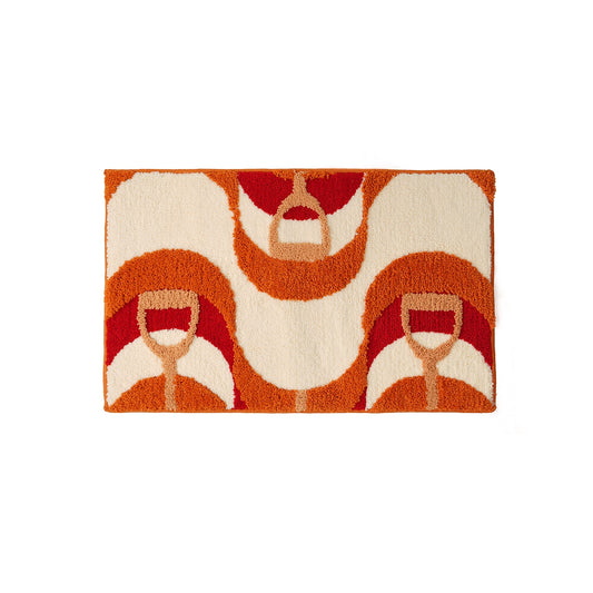 wave pattern bathroom mat - NIO Life by Matteo